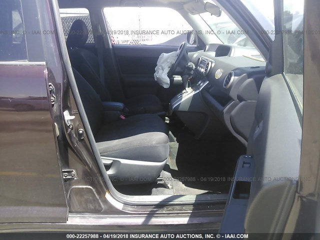 JTLKE50E381006453 - 2008 TOYOTA SCION XB ბურგუნდია ფოტო 5