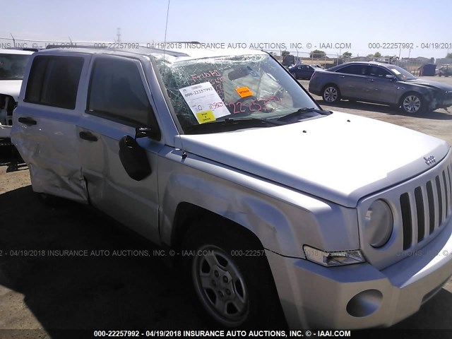 1J4FT28A39D178494 - 2009 JEEP PATRIOT SPORT SILVER photo 6