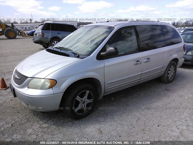 2C8GP64L74R589575 - 2004 CHRYSLER TOWN & COUNTRY LIMITED SILVER photo 2