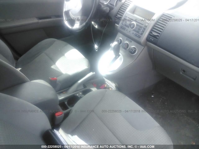 3N1AB61E88L654709 - 2008 NISSAN SENTRA 2.0/2.0S/2.0SL SILVER photo 5