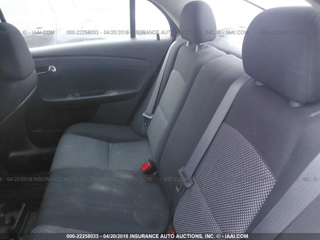 1G1ZC5E00CF159731 - 2012 CHEVROLET MALIBU 1LT 黑色 照片 8