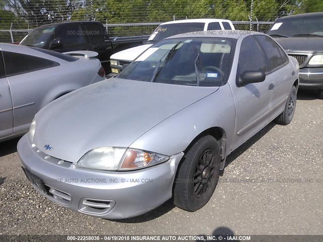 1G1JC524127235485 - 2002 CHEVROLET CAVALIER CNG SILVER photo 2