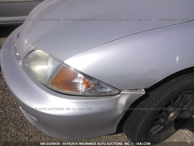 1G1JC524127235485 - 2002 CHEVROLET CAVALIER CNG SILVER photo 6