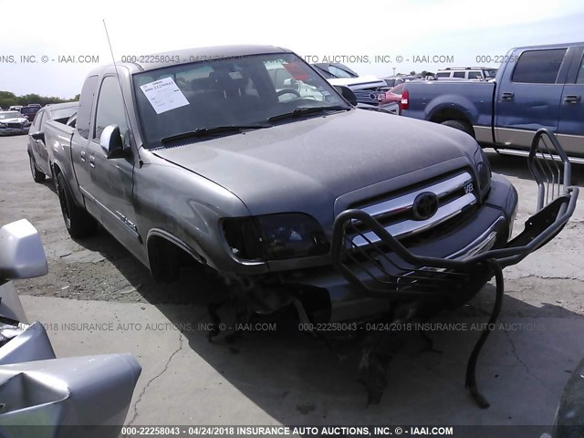 5TBRT34163S339066 - 2003 TOYOTA TUNDRA ACCESS CAB SR5 GRAY photo 1