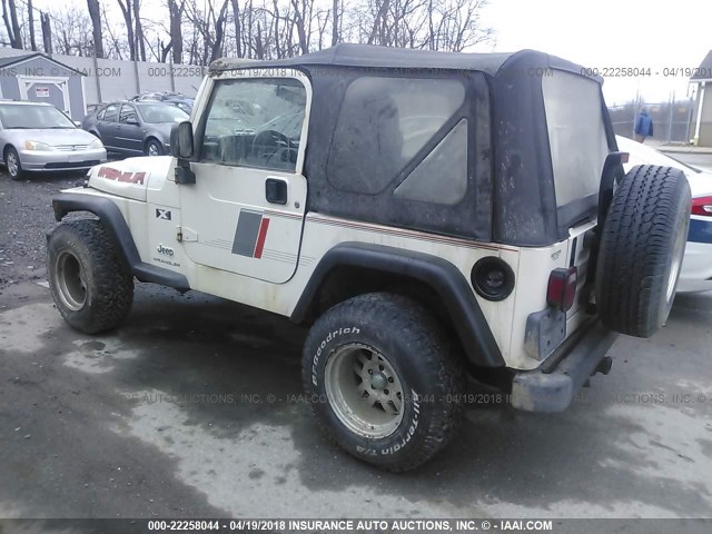 1J4FA39S63P311192 - 2003 JEEP WRANGLER COMMANDO/X WHITE photo 3