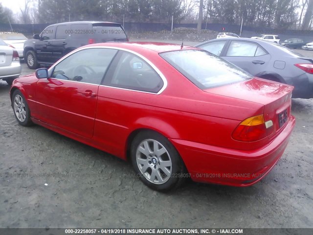 WBABM3341YJN83047 - 2000 BMW 323 CI RED photo 3