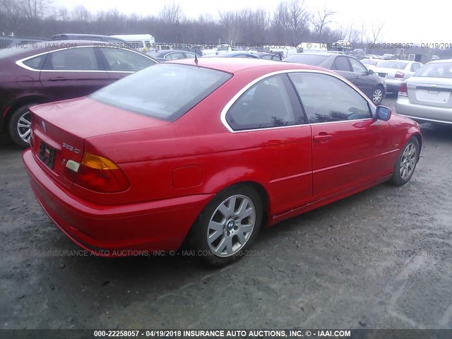 WBABM3341YJN83047 - 2000 BMW 323 CI RED photo 4