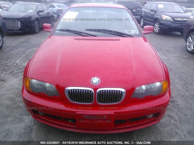 WBABM3341YJN83047 - 2000 BMW 323 CI RED photo 6