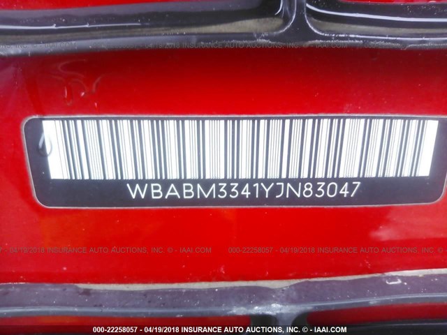 WBABM3341YJN83047 - 2000 BMW 323 CI RED photo 9