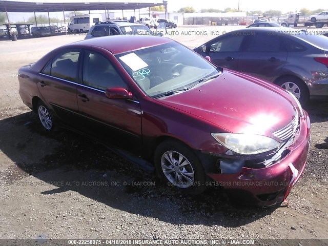 4T1BF30K16U111812 - 2006 TOYOTA CAMRY LE/XLE/SE 红色 照片 1