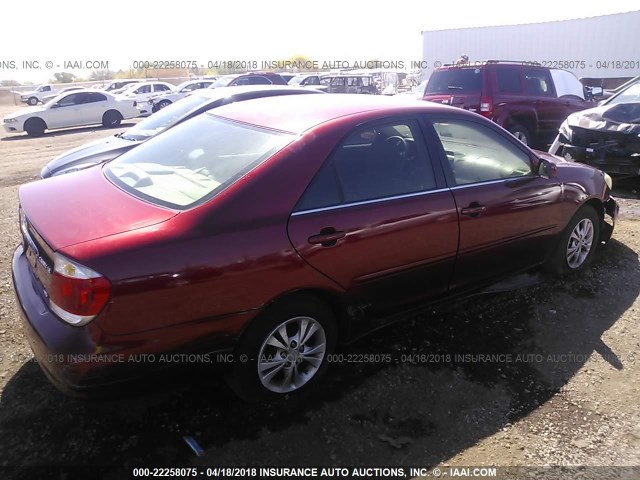 4T1BF30K16U111812 - 2006 TOYOTA CAMRY LE/XLE/SE 红色 照片 4