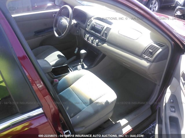 4T1BF30K16U111812 - 2006 TOYOTA CAMRY LE/XLE/SE 红色 照片 5