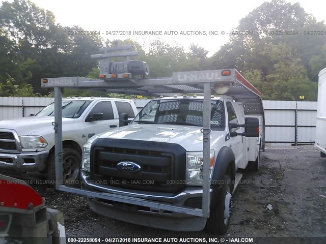 1FDUF5GT1BEA80245 - 2011 FORD F550 SUPER DUTY WHITE photo 8