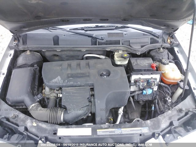1G8AL55F76Z179626 - 2006 SATURN ION LEVEL 3 SILVER photo 10