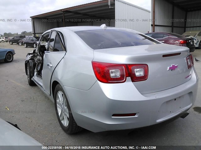 1G11H5SA3DF332087 - 2013 CHEVROLET MALIBU LTZ 银色 照片 3