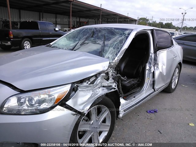 1G11H5SA3DF332087 - 2013 CHEVROLET MALIBU LTZ 银色 照片 6