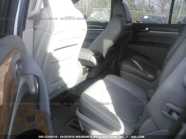 5GALRBED2AJ214446 - 2010 BUICK ENCLAVE CXL 银色 照片 8