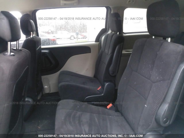 2C4RDGBG0ER105519 - 2014 DODGE GRAND CARAVAN SE GRAY photo 8