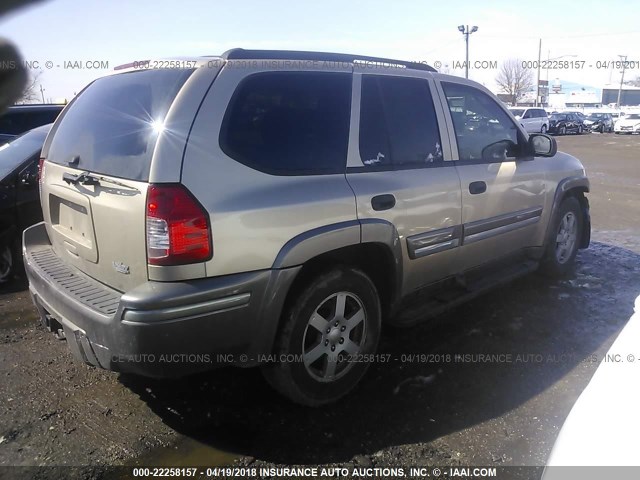 4NUDT13S552702228 - 2005 ISUZU ASCENDER S/LS/LIMITED BEIGE photo 4