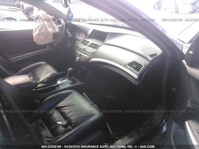 1HGCP2F88AA078203 - 2010 HONDA ACCORD EXL BLACK photo 5