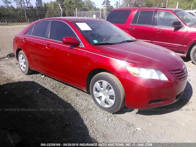 4T1BE46K07U174661 - 2007 TOYOTA CAMRY NEW GENERAT CE/LE/XLE/SE RED photo 1