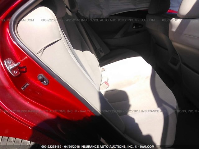 4T1BE46K07U174661 - 2007 TOYOTA CAMRY NEW GENERAT CE/LE/XLE/SE RED photo 8
