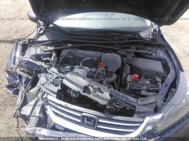 1HGCR2F57DA005456 - 2013 HONDA ACCORD SPORT 蓝色 照片 10