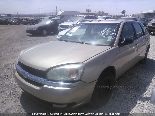 1G1ZU64815F149514 - 2005 CHEVROLET MALIBU MAXX LT GOLD photo 2