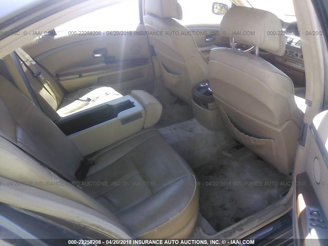 WBAGN63473DR10823 - 2003 BMW 745 LI GRAY photo 8