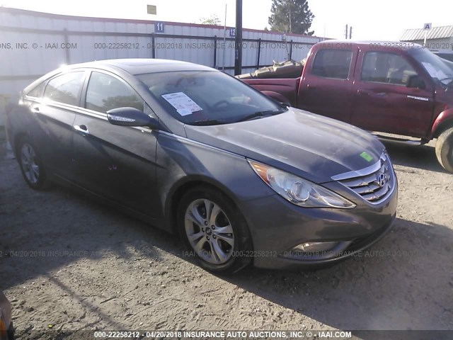 5NPEC4AC0BH034099 - 2011 HYUNDAI SONATA SE/LIMITED GRAY photo 1