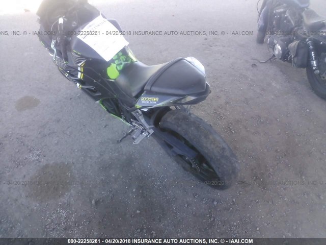 JKAEX8A13EA005602 - 2014 KAWASAKI EX300 A BLACK photo 3