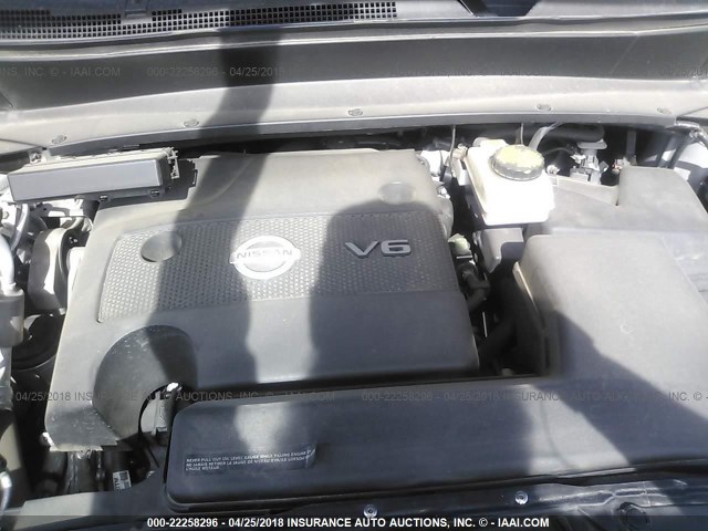 5N1AR2MM4FC665621 - 2015 NISSAN PATHFINDER S/SV/SL/PLATINUM 银色 照片 10