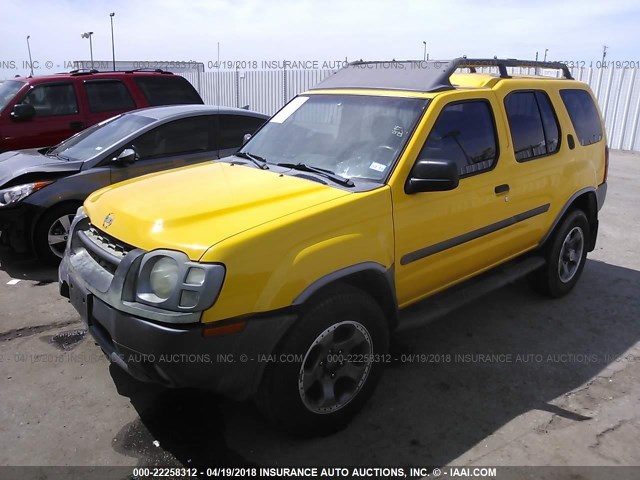 5N1MD28T13C657954 - 2003 NISSAN XTERRA SE/SC YELLOW photo 2