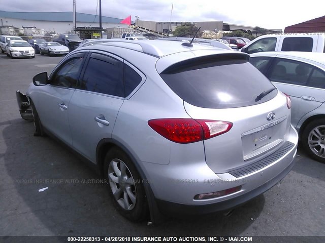 JNKAJ09E28M305518 - 2008 INFINITI EX35 JOURNEY SILVER photo 3