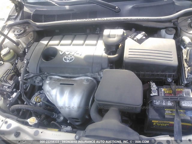 4T1BF3EK7AU511584 - 2010 TOYOTA CAMRY SE/LE/XLE BEIGE photo 10