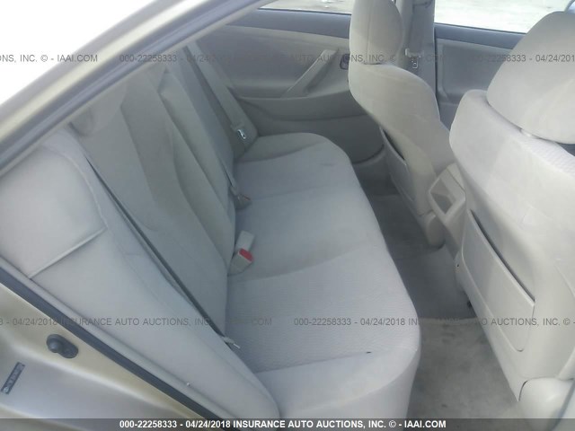 4T1BF3EK7AU511584 - 2010 TOYOTA CAMRY SE/LE/XLE BEIGE photo 8