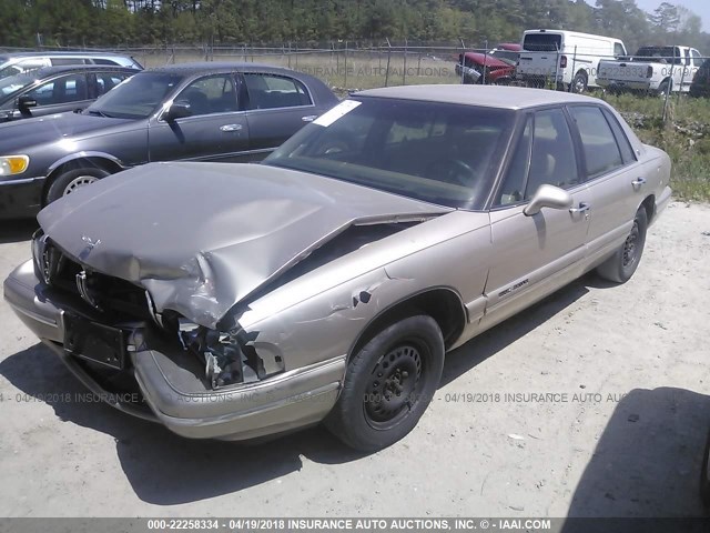 1G4CW52K5SH653592 - 1995 BUICK PARK AVENUE  TAN photo 2