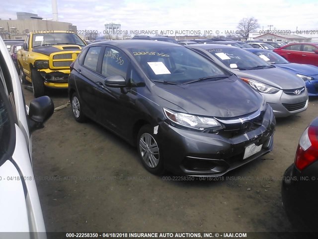 3HGGK5H59JM700511 - 2018 HONDA FIT LX GRAY photo 1