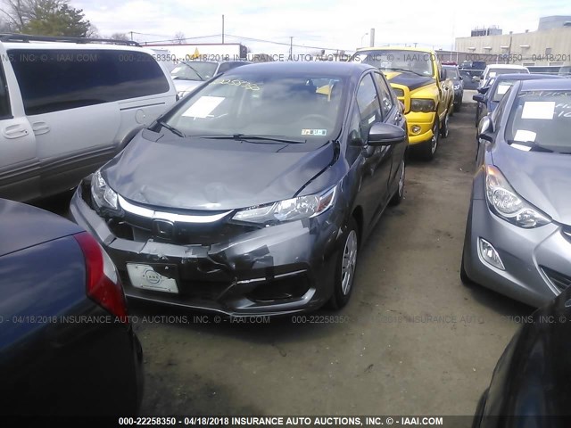 3HGGK5H59JM700511 - 2018 HONDA FIT LX GRAY photo 2