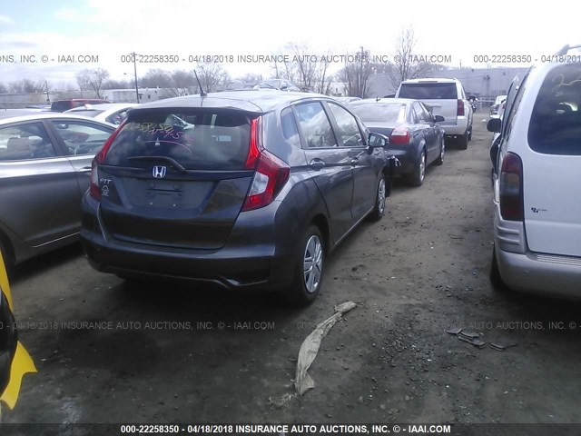 3HGGK5H59JM700511 - 2018 HONDA FIT LX GRAY photo 4