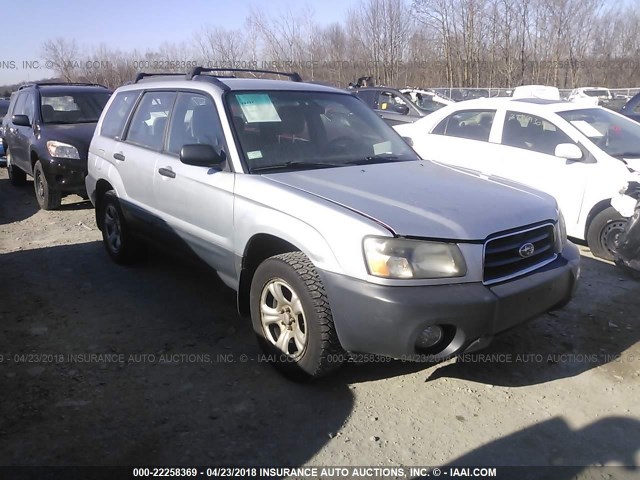 JF1SG63623H741009 - 2003 SUBARU FORESTER 2.5X SILVER photo 1