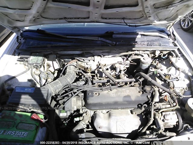 1HGCB7641NA103277 - 1992 HONDA ACCORD DX WHITE photo 10