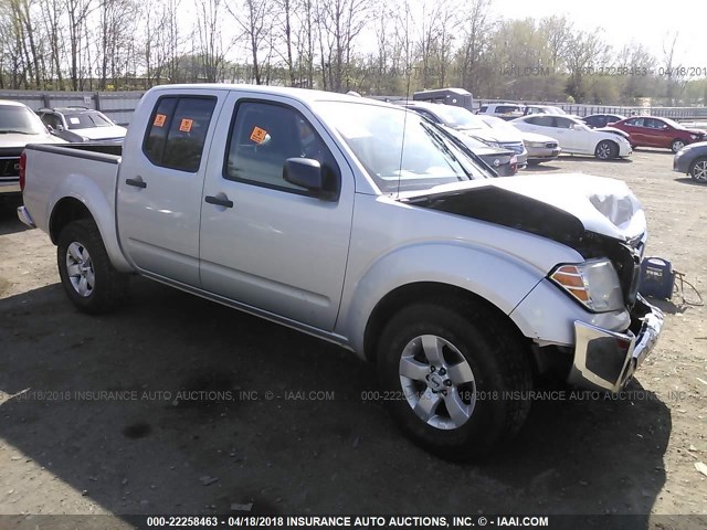 1N6AD0ER9BC433444 - 2011 NISSAN FRONTIER S/SV/SL/PRO-4X SILVER photo 1