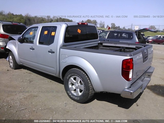 1N6AD0ER9BC433444 - 2011 NISSAN FRONTIER S/SV/SL/PRO-4X SILVER photo 3