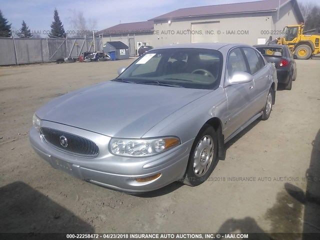 1G4HP54K21U280212 - 2001 BUICK LESABRE CUSTOM SILVER photo 2