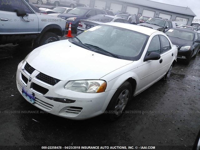 1B3EL36X64N319898 - 2004 DODGE STRATUS SE WHITE photo 2