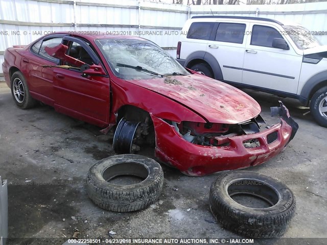 1G2WP52K3YF248791 - 2000 PONTIAC GRAND PRIX GT RED photo 1