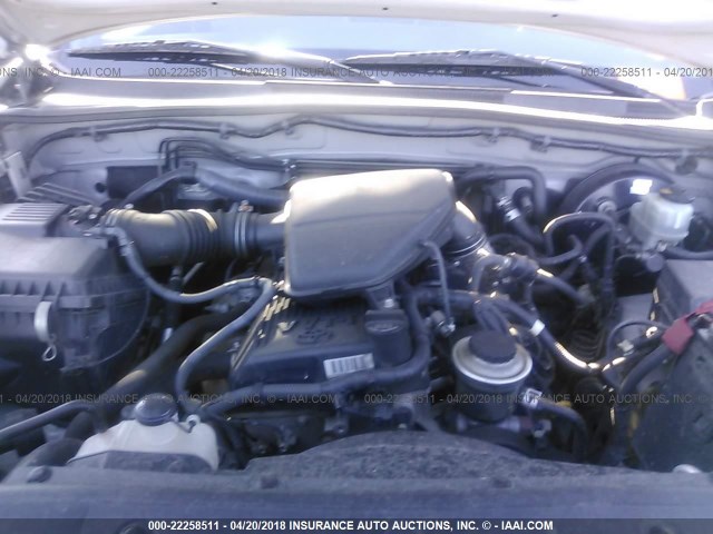 5TETX62N79Z609751 - 2009 TOYOTA TACOMA PRERUNNER ACCESS CAB SILVER photo 10