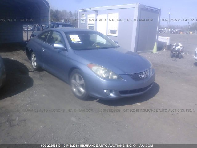 4T1CA30P54U002247 - 2004 TOYOTA CAMRY SOLARA SE/SLE ღია ლურჯი ფოტო 1
