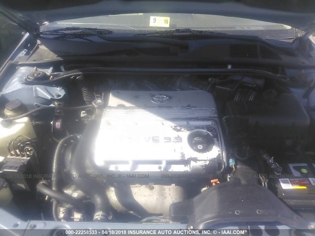 4T1CA30P54U002247 - 2004 TOYOTA CAMRY SOLARA SE/SLE ღია ლურჯი ფოტო 10